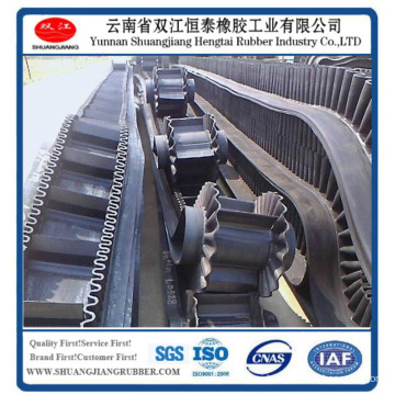 90° Angle Sidewall Rubber Conveyor Belt